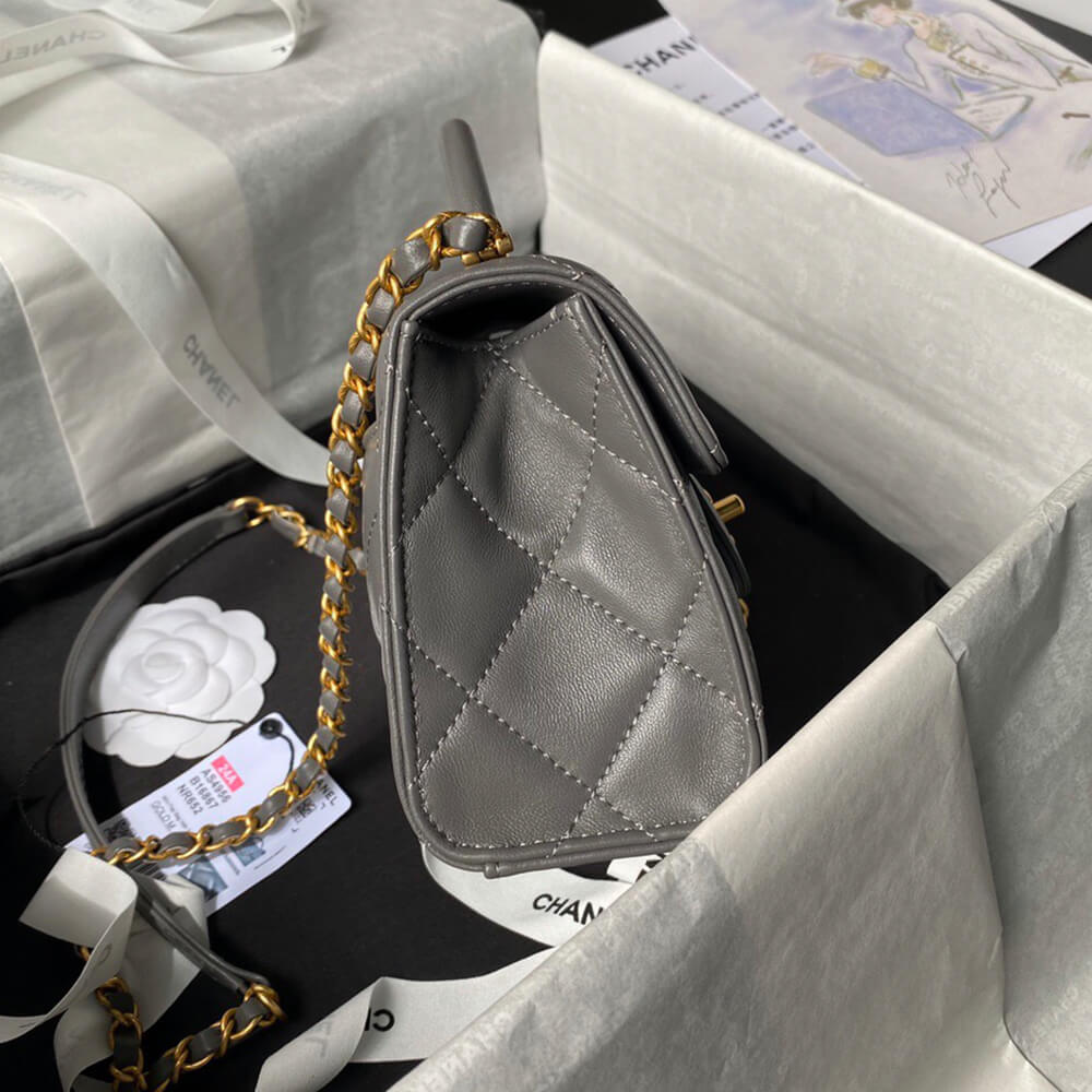 Chanel Mini Flap Bag With Top Handle - Replica Luxury Bags™