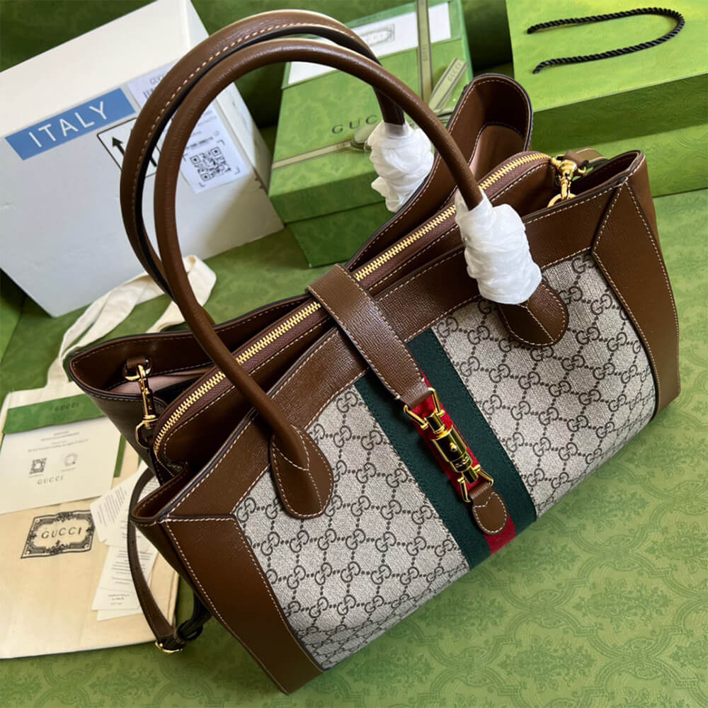 Gucci GG Jackie 1961 Large Tote Bag - Replica Luxury Bags™