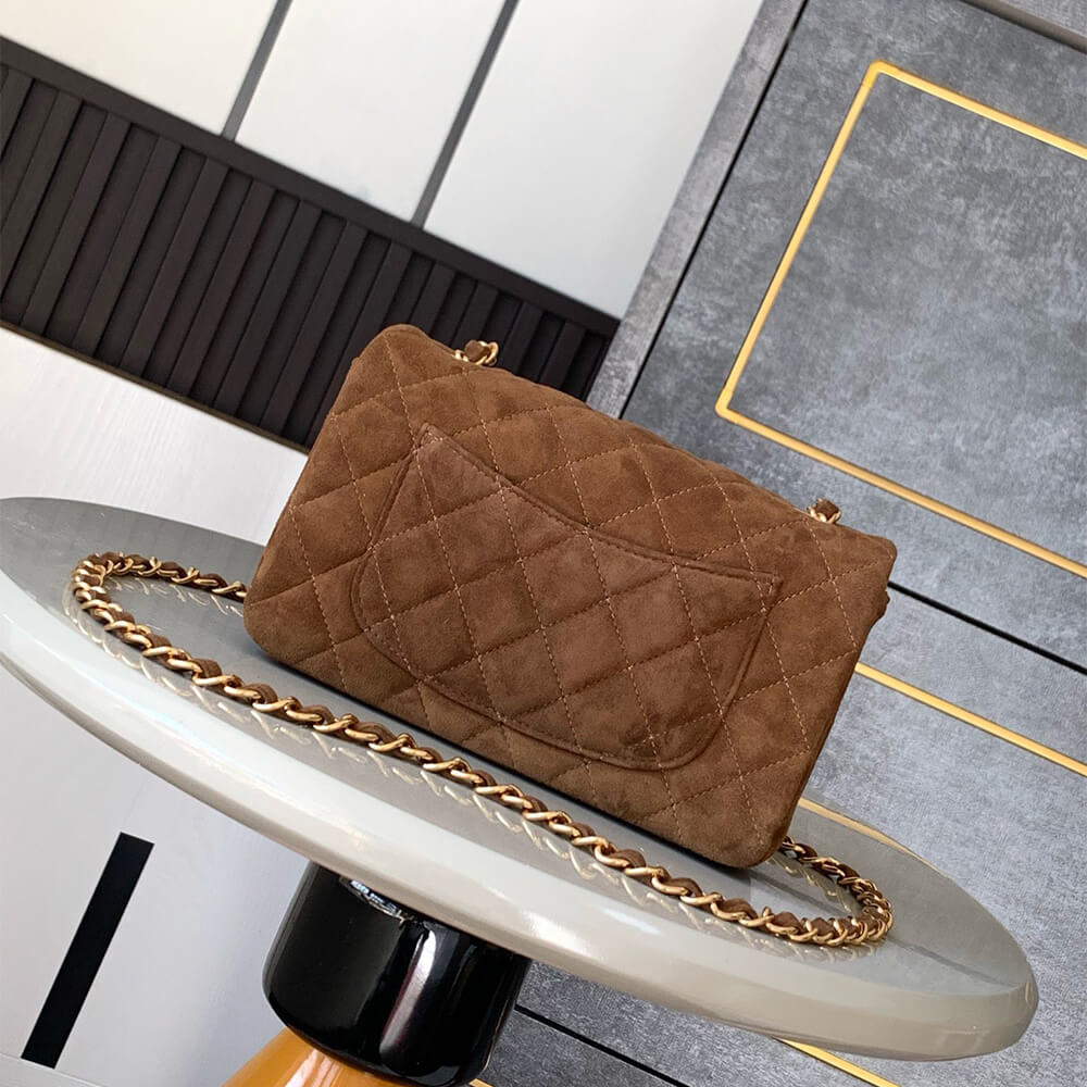 Chanel Suede Mini Flap Bag - Replica Luxury Bags™