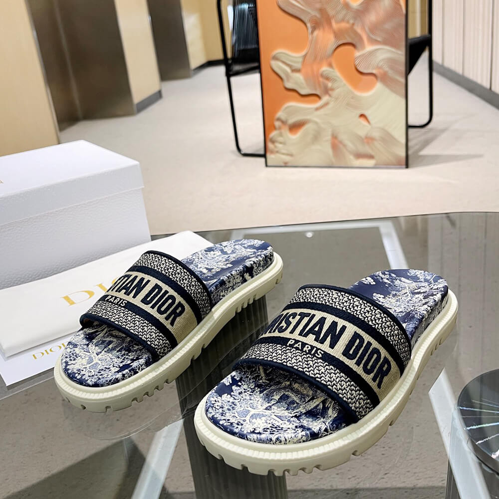 Dior Dway Slide Shoes - Replica Luxury Bags™