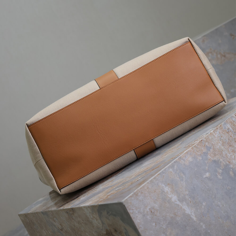 YSL Y Tote Bag in Canvas and Leather - Replica Luxury Bags™