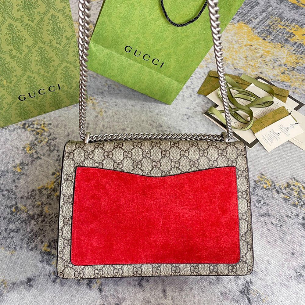 Gucci GG Supreme Medium Dionysus Shoulder Bag - Replica Luxury Bags™