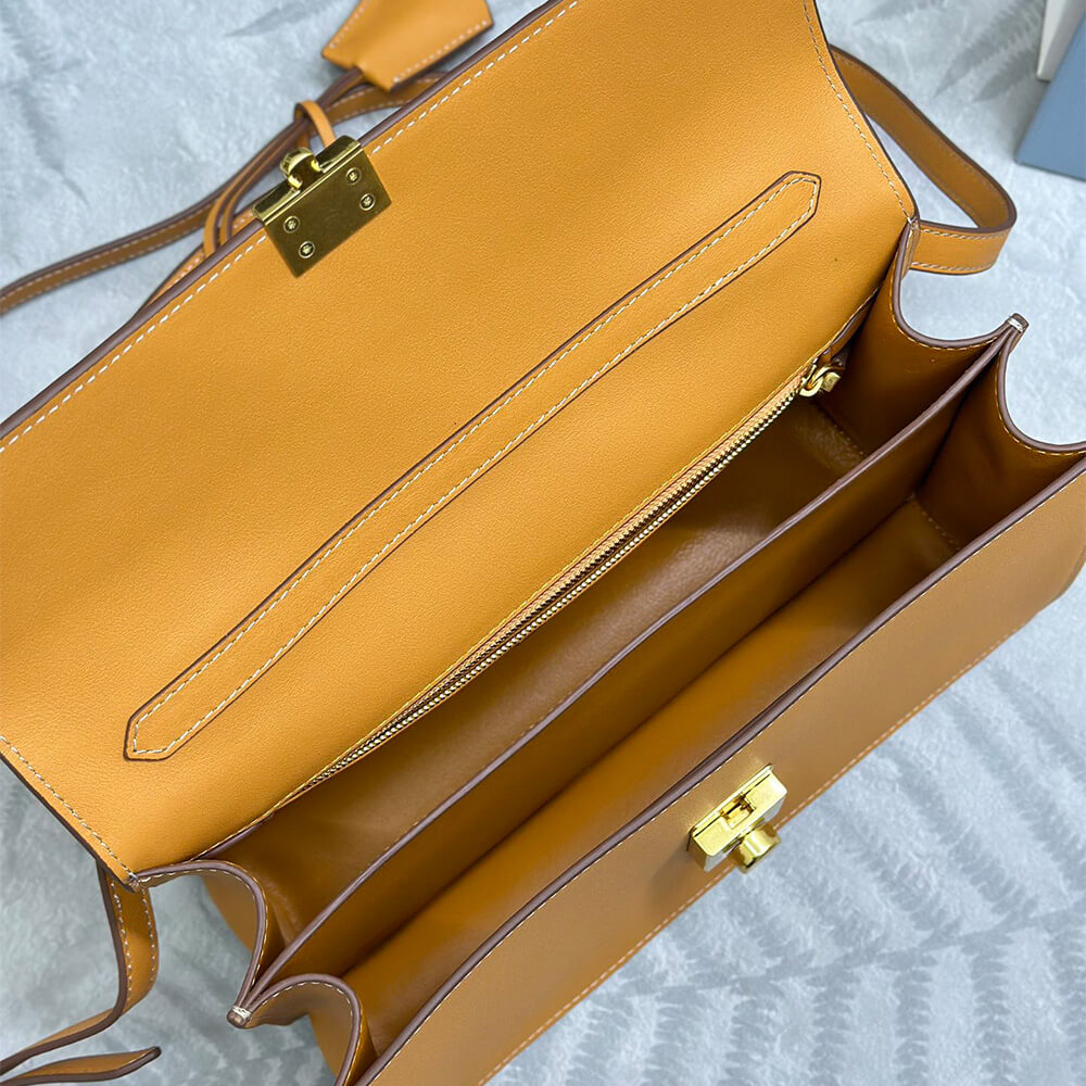 Prada Soft Sound Medium Leather Shoulder Bag - Replica Luxury Bags™