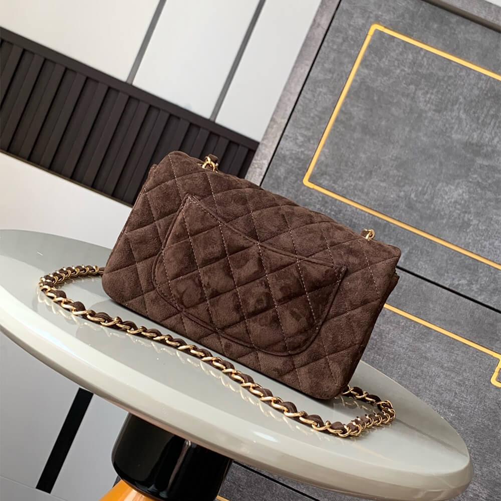 Chanel Suede Mini Flap Bag - Replica Luxury Bags™