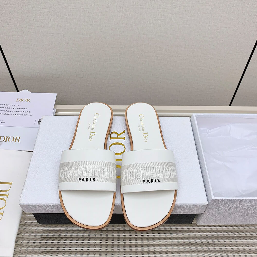 Dior Dway Slides Shoes - Replica Luxury Bags™