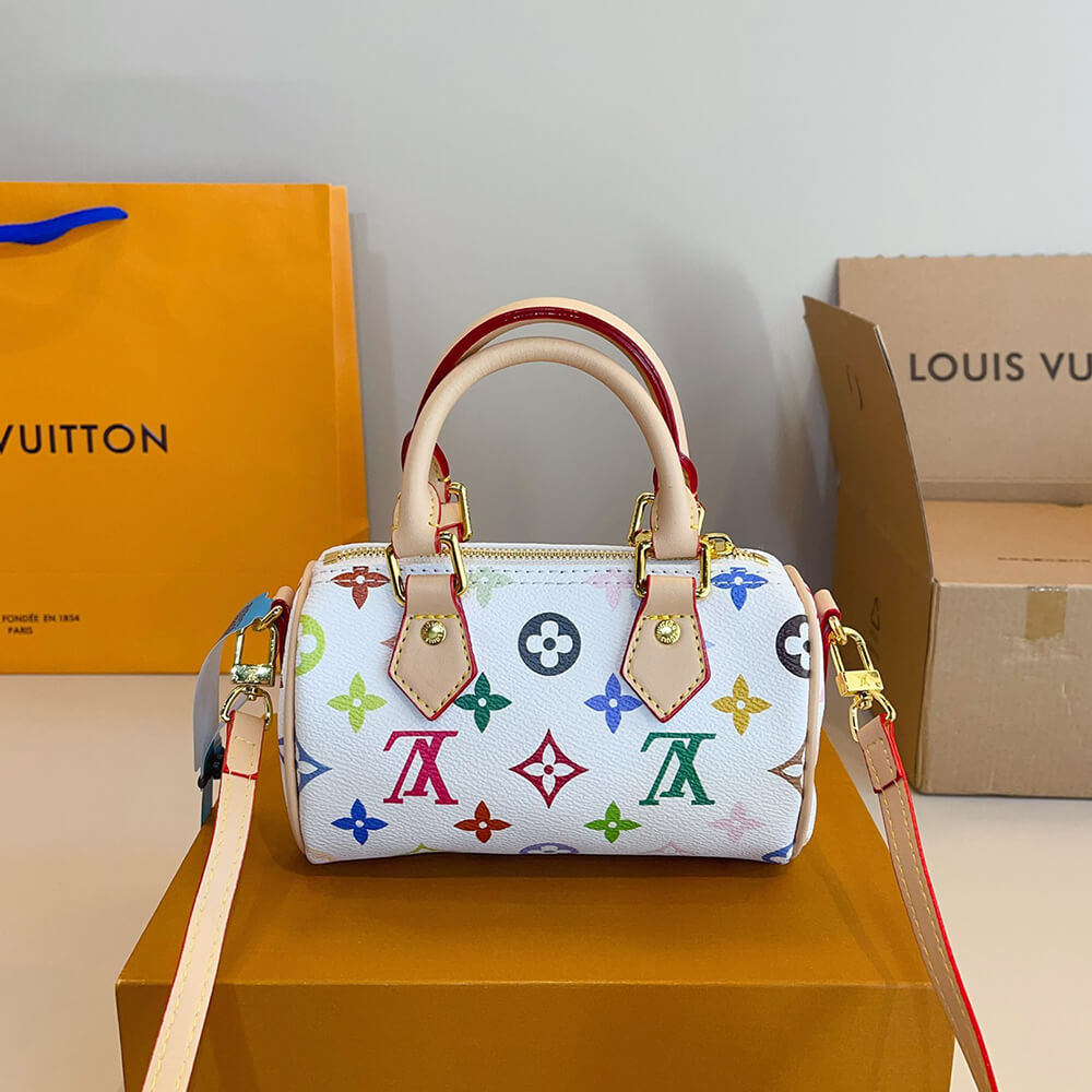 LV x TM Nano Speedy Bag - Replica Luxury Bags™