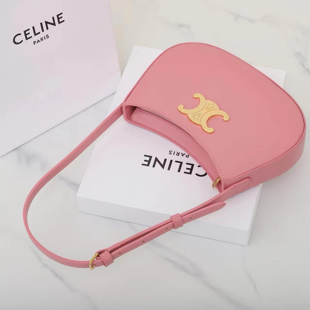 CELINE MEDIUM TILLY BAG in shiny calfskin - Replica Luxury Bags™