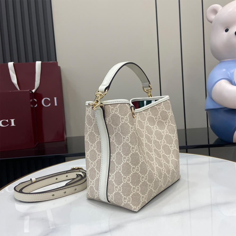 Gucci GG Emblem Mini Bucket Bag - Replica Luxury Bags™