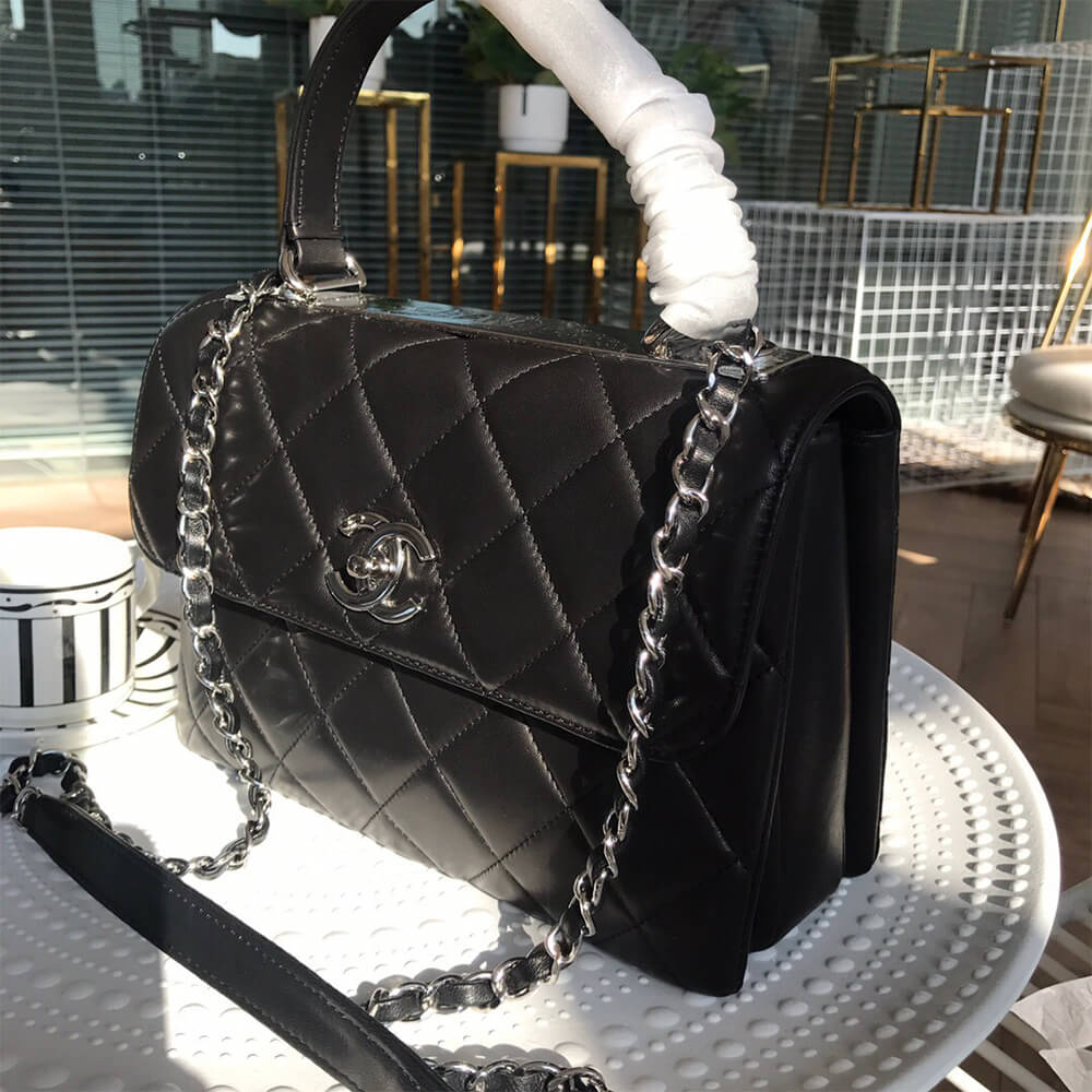 Chanel Flap Bag With Top Handle - Replica Luxury Bags™