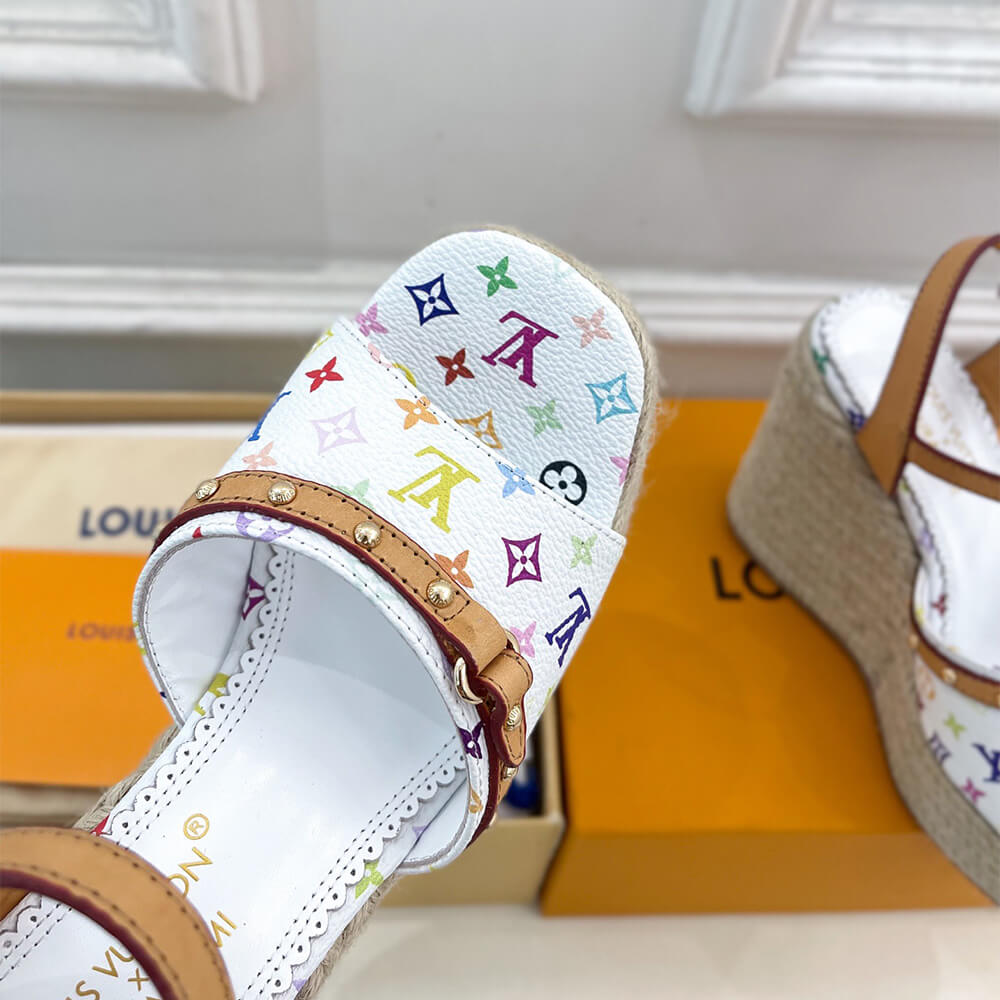 LV x TM Helios Wedge Sandal Shoes - Replica Luxury Bags™