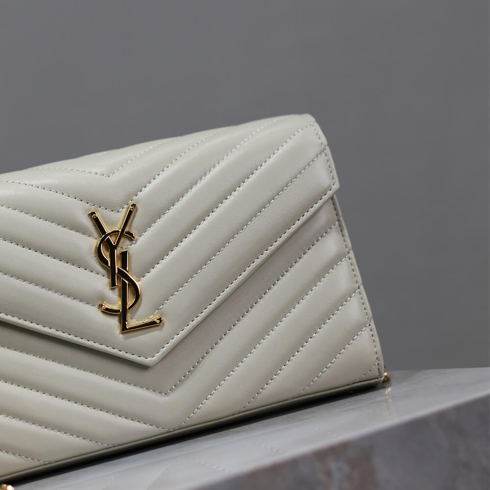 YSL Cassandre Chain Wallet Bag in Lambskin - Replica Luxury Bags™