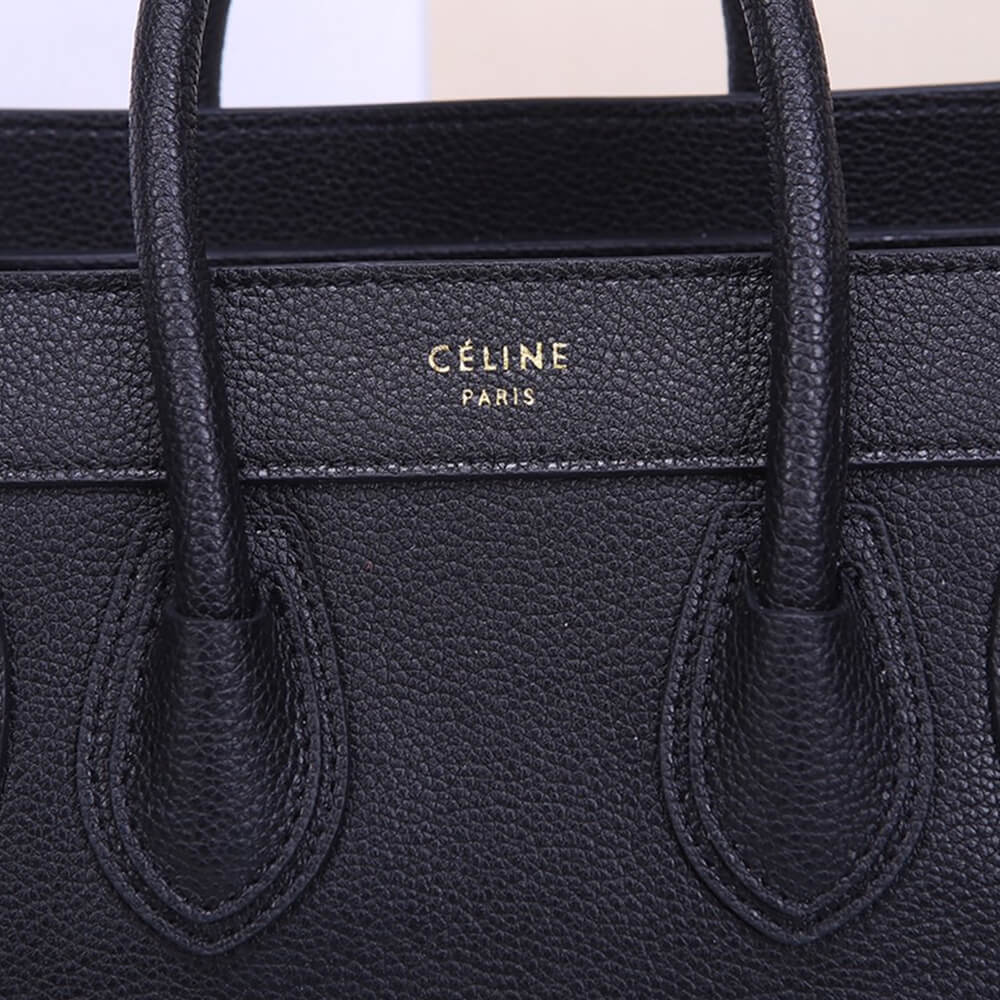 Celine Nano Luggage Bag in Calfskin - Replica Luxury Bags™