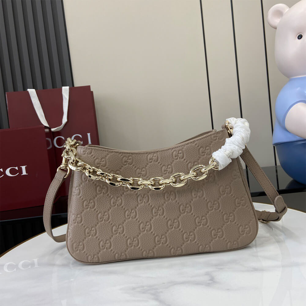 Gucci GG Emblem Mini Shoulder Bag - Replica Luxury Bags™
