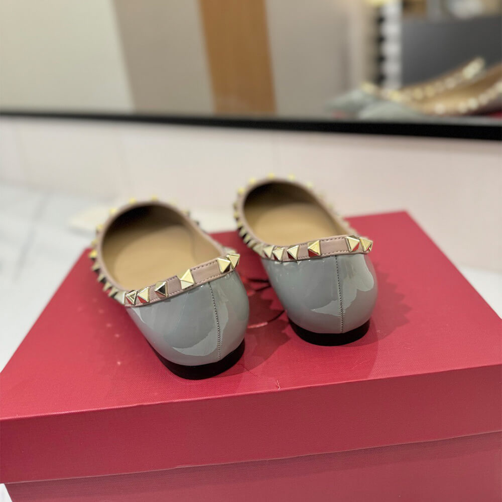 VALENTINO ROCKSTUD BALLET FLAT Shoes - Replica Luxury Bags™
