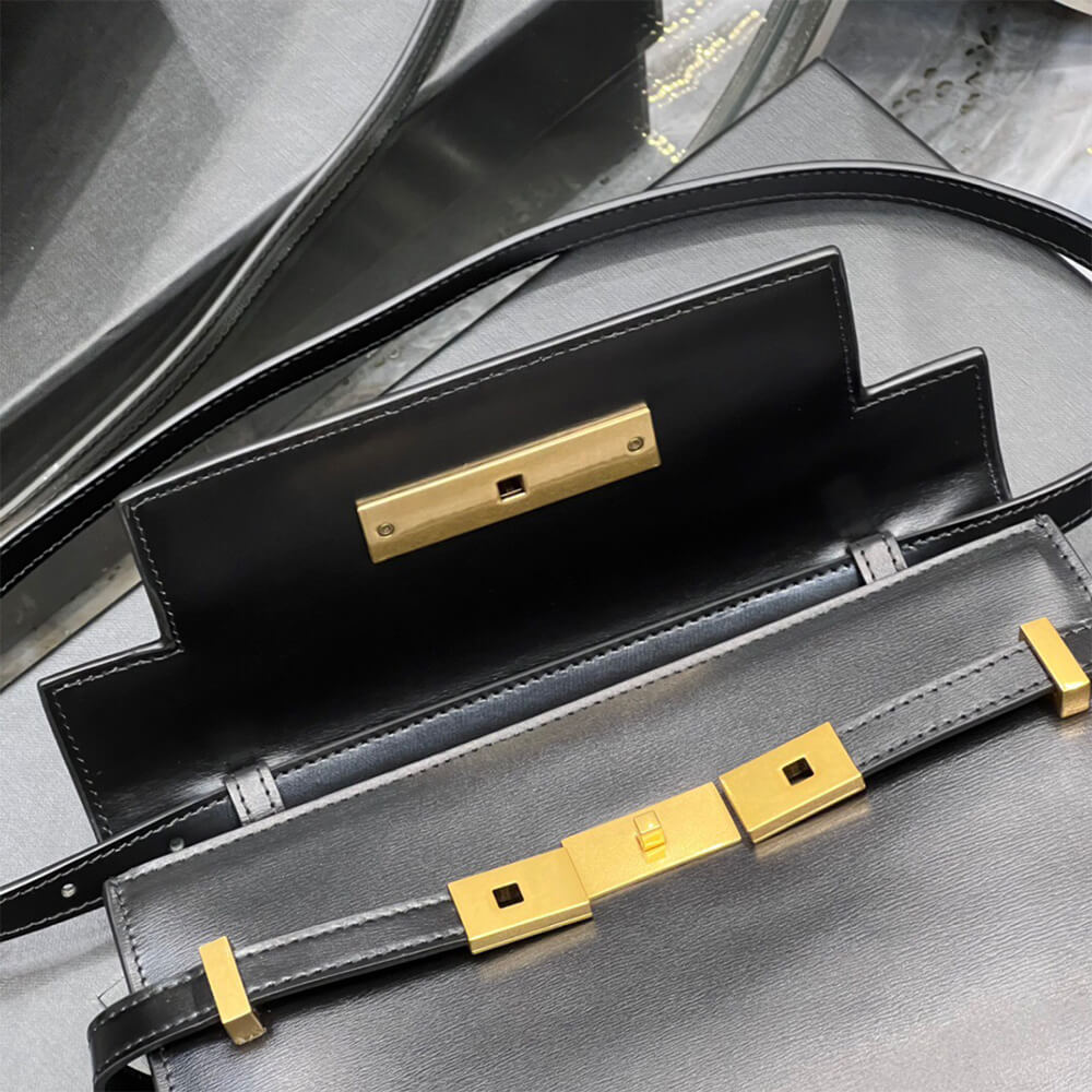 YSL Manhattan Small Shoulder Bag in Box Saint Laurent Leather - Replica Luxury Bags™