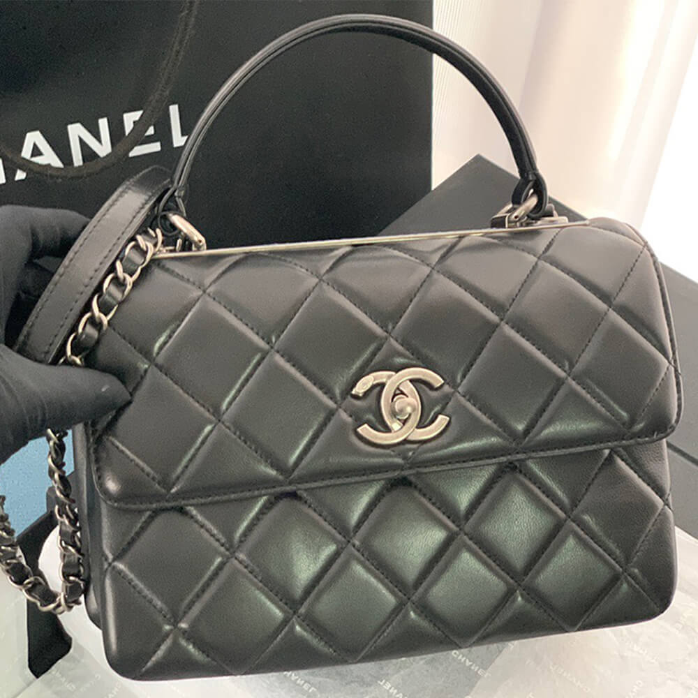 Chanel Flap Bag With Top Handle - Replica Luxury Bags™