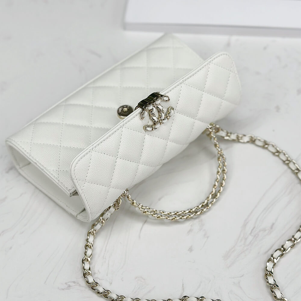Chanel Flap Phone Holder with Chain Bag - Replica Luxury Bags™
