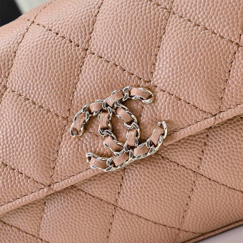 Chanel Flap Phone Holder Bag with Chain - Replica Luxury Bags™