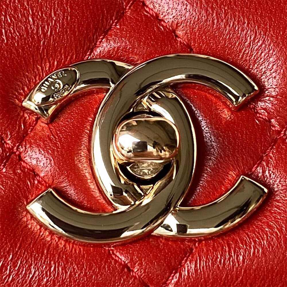 Chanel Mini Flap Bag with Top Handle - Replica Luxury Bags™