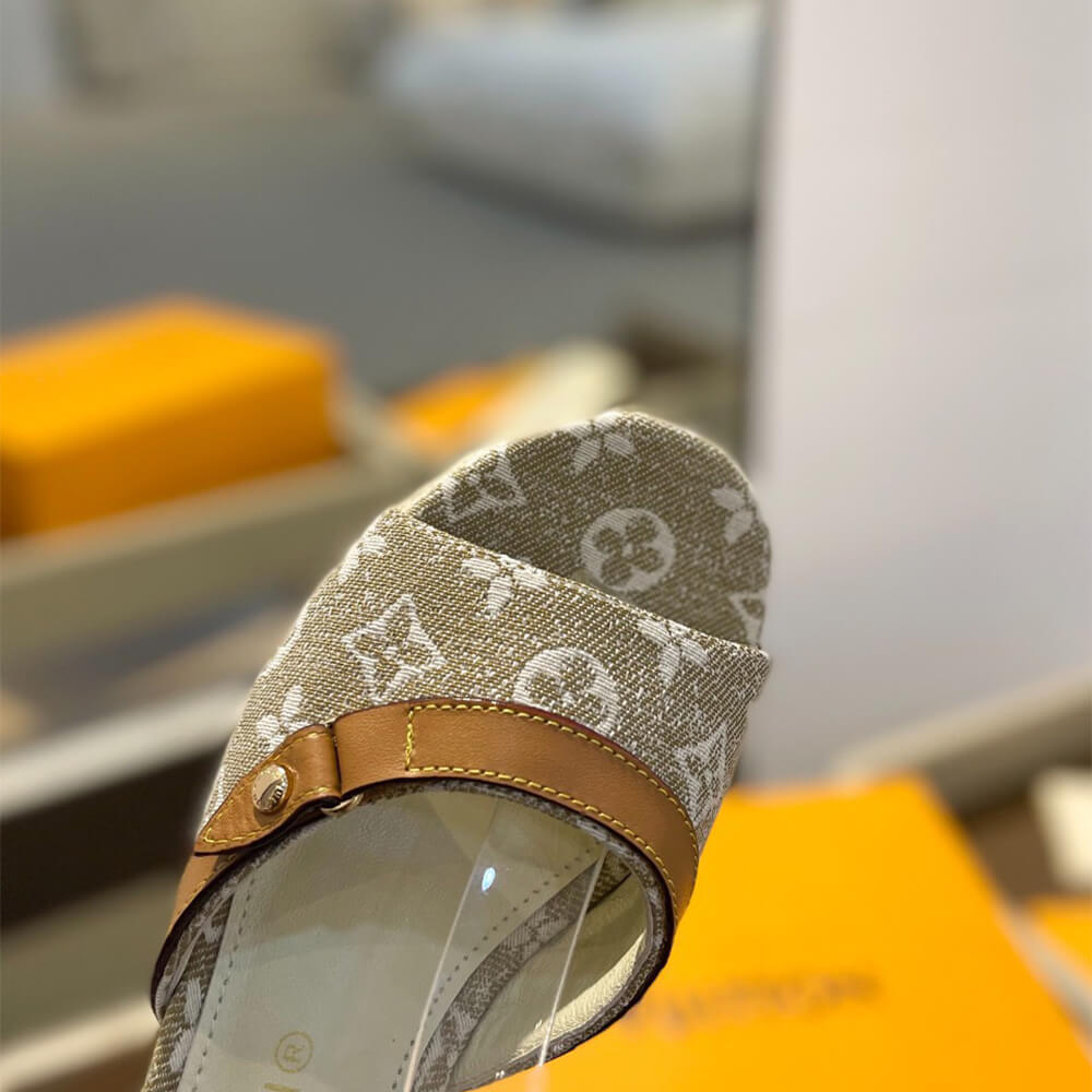 LV Helios Wedge Sandal Shoes - Replica Luxury Bags™