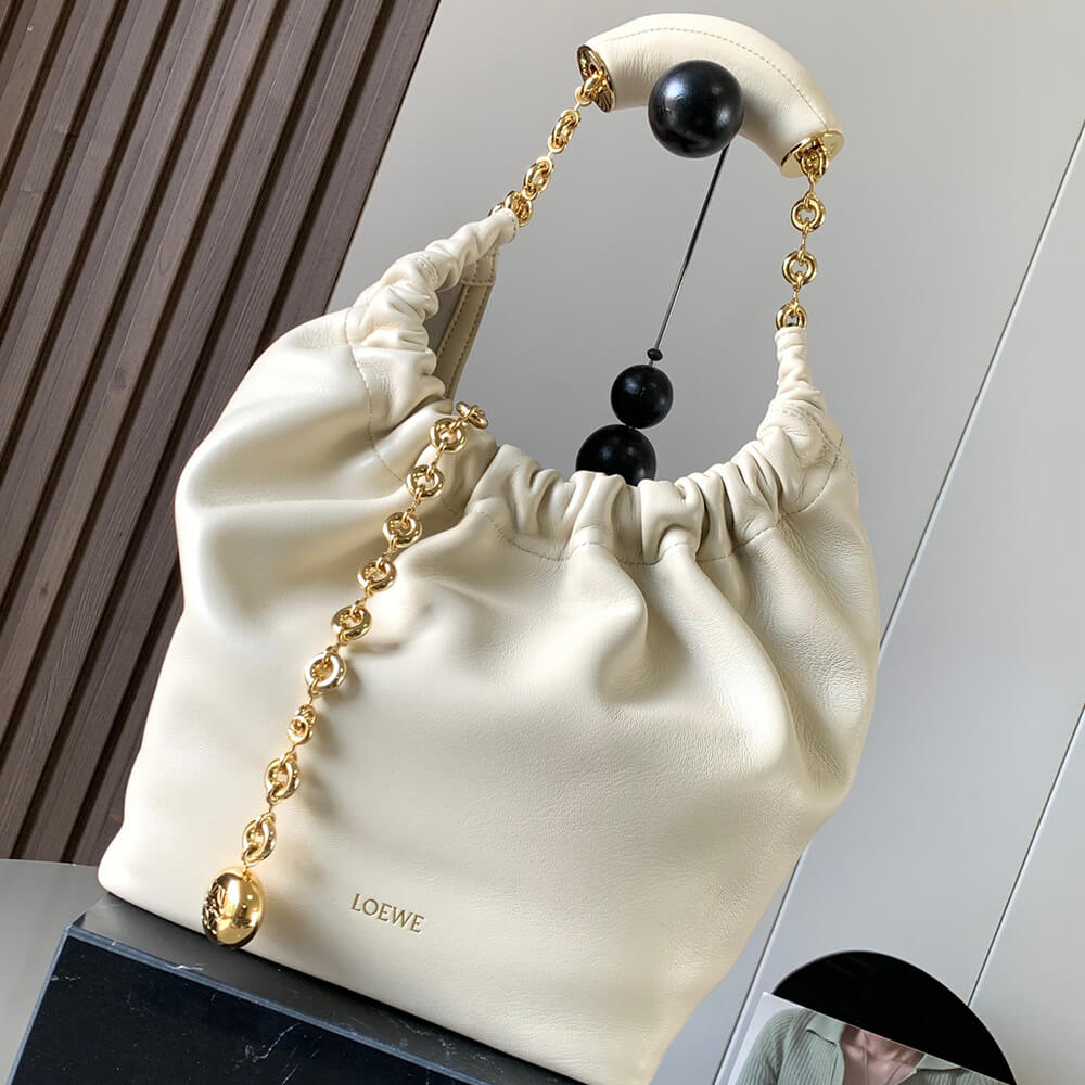 Loewe Small Squeeze bag in nappa lambskin - Replica Luxury Bags™