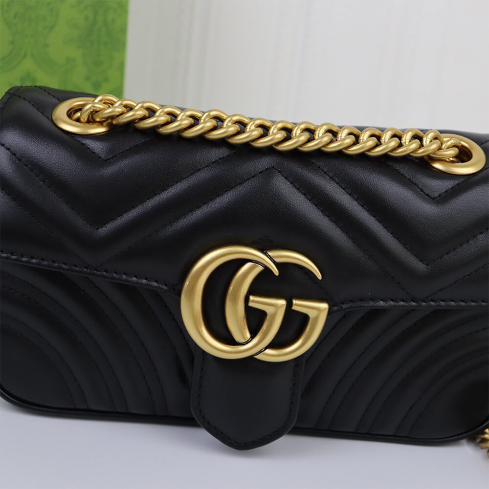 Gucci GG Marmont Mini Shoulder Bag - Replica Luxury Bags™