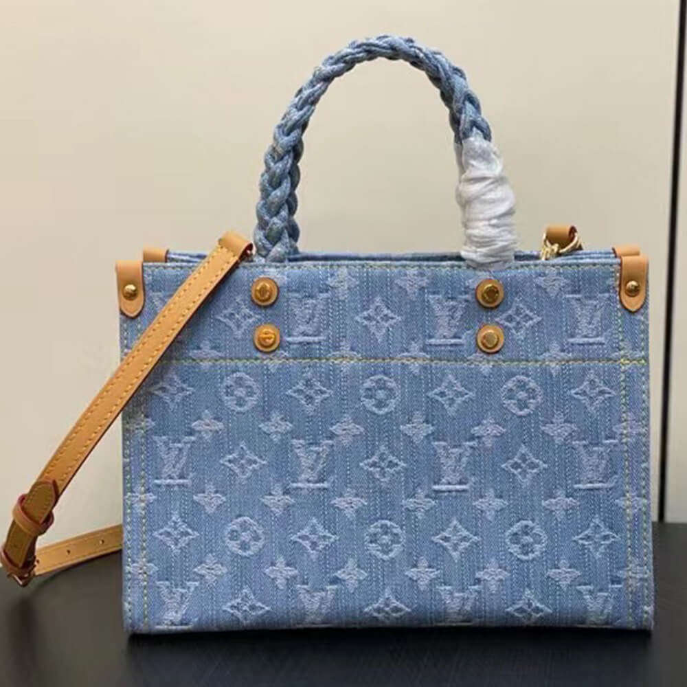LV Let Go PM Denim Tote Bag - Replica Luxury Bags™