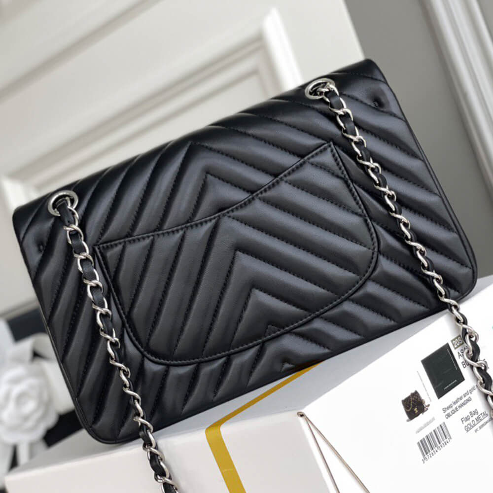 Chanel Classic Chevron Medium Flap Bag - Replica Luxury Bags™