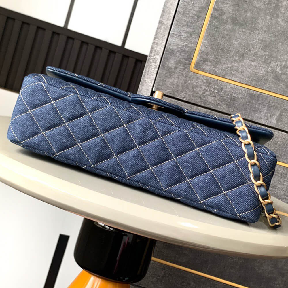 CHANEL Suede Classic Double Flap Handbag - Replica Luxury Bags™