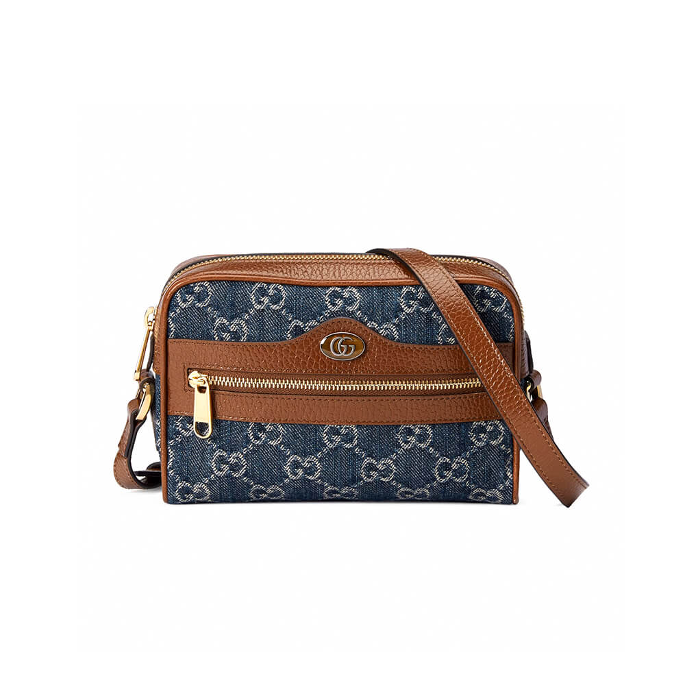 Gucci Ophidia GG Mini Denim Bag - Replica Luxury Bags™