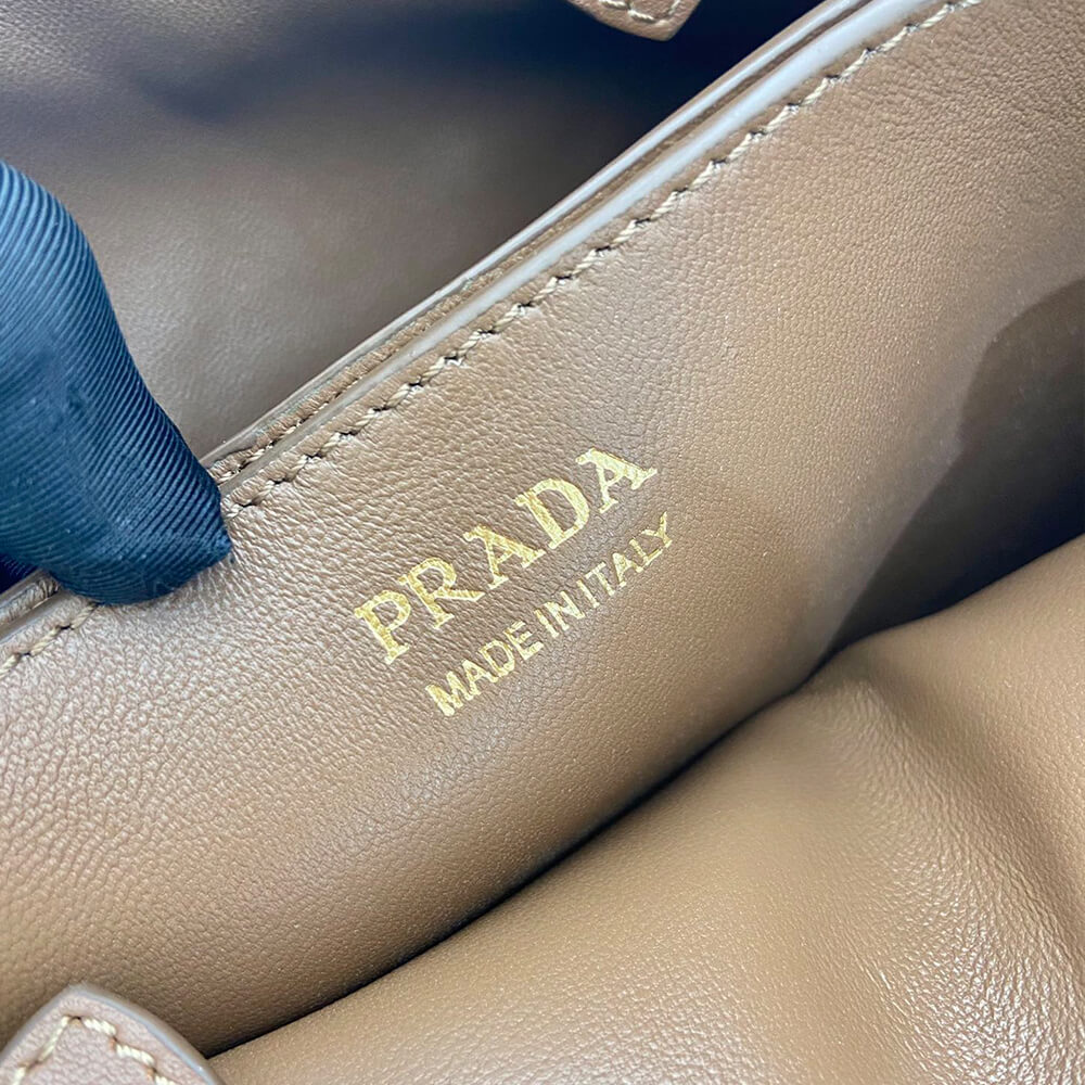 Prada Buckle Small Suede Handbag with Belt - Replica Luxury Bags™