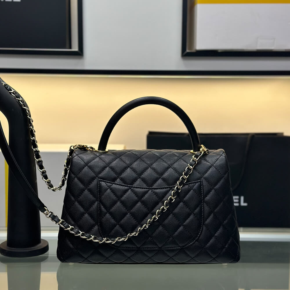 Chanel Large Flap Bag With Top Handle - Replica Luxury Bags™