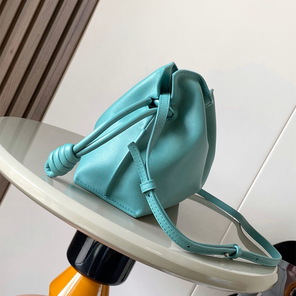 Loewe Mini Flamenco Clutch Bag in Nappa Calfskin - Replica Luxury Bags™