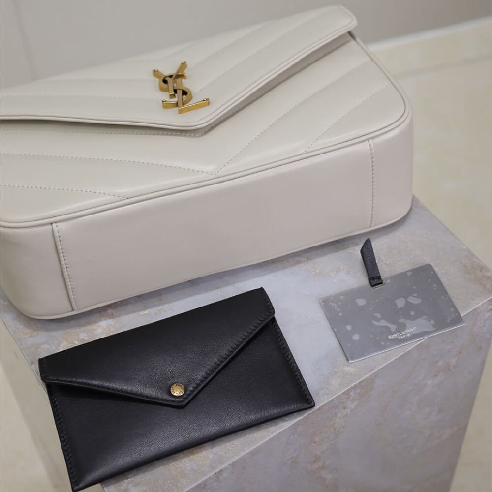 YSL Loulou Medium Bag in Matelasse Lambskin - Replica Luxury Bags™