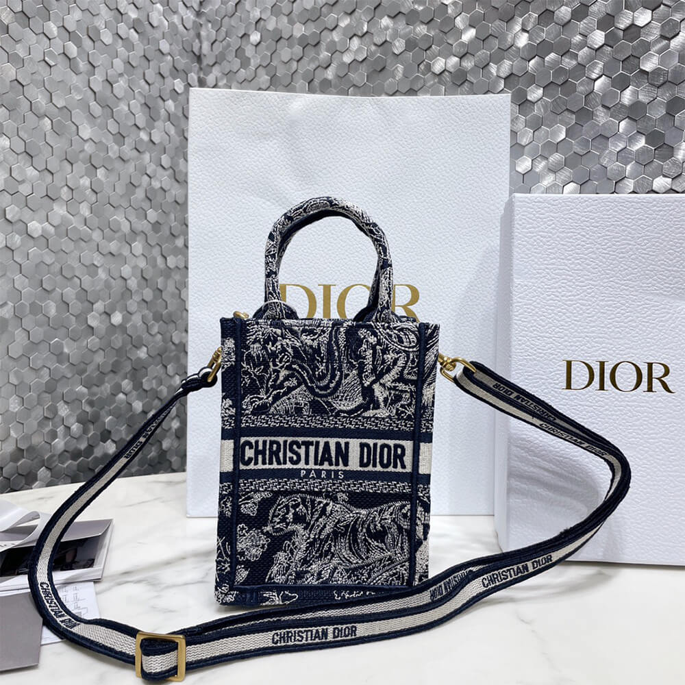 Mini Dior Book Tote Phone Bag - Replica Luxury Bags™