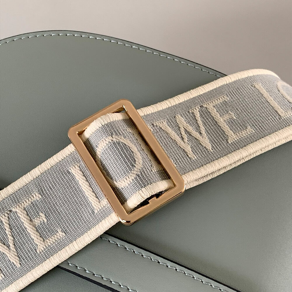 Loewe Small Gate Bag in Soft Calfskin and Jacquard - Replica Luxury Bags™