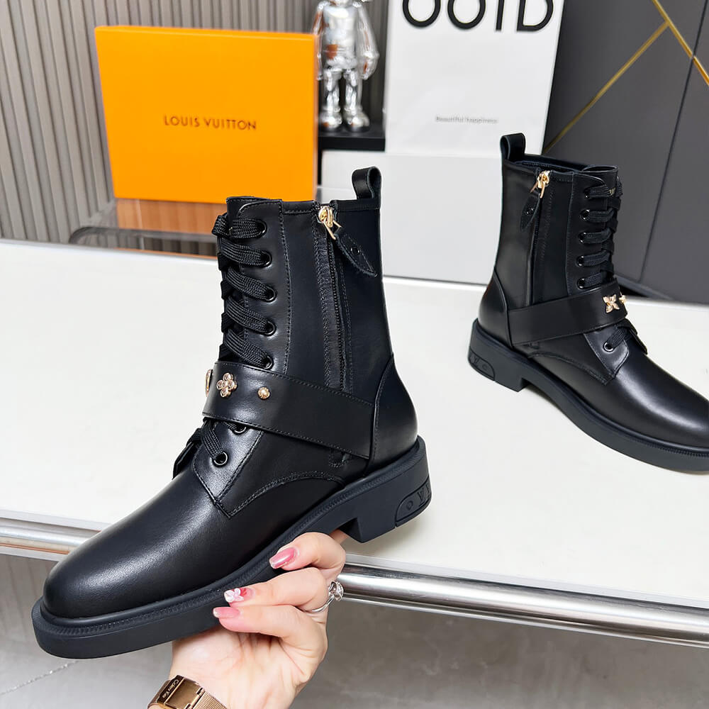 LV Citizen Flat Ranger Boot Shoes - Replica Luxury Bags™