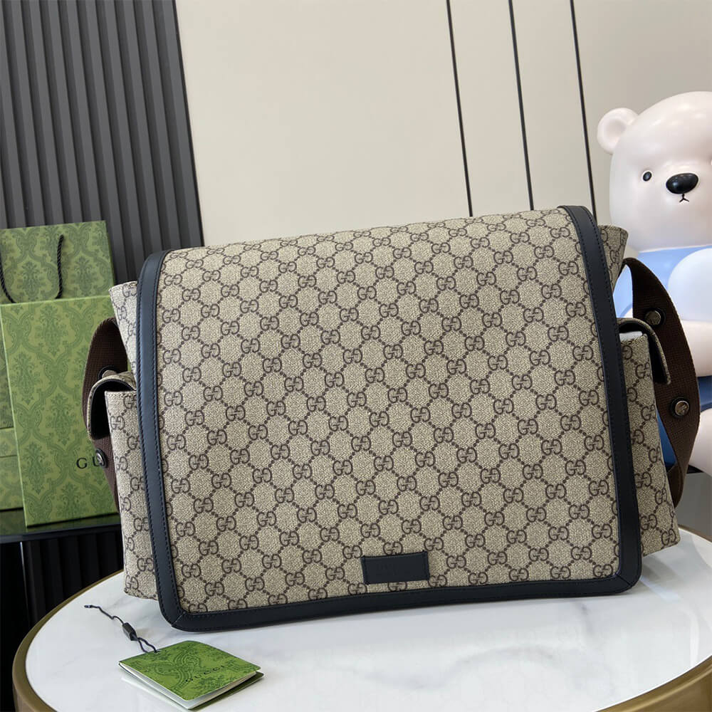 Gucci GG Supreme Medium Diaper Bag - Replica Luxury Bags™