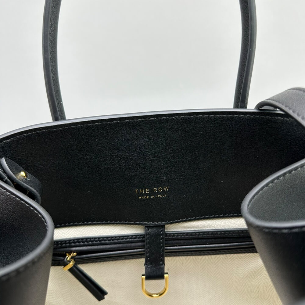 The Row Margaux 12 Leather Top Handle Bag - Replica Luxury Bags™