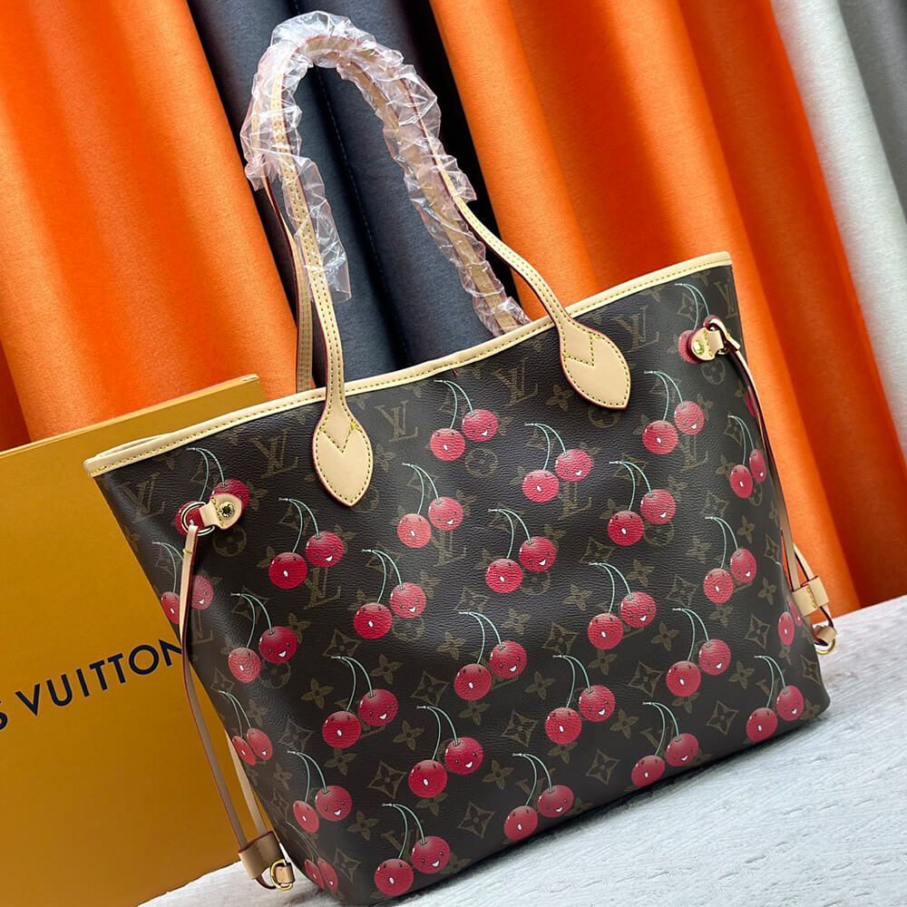 LV x TM Neverfull MM Bag - Replica Luxury Bags™