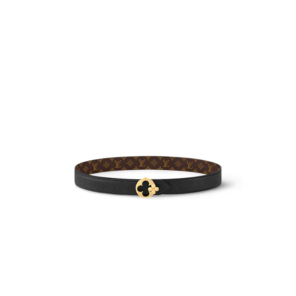 LV Flowergram Round 30mm Reversible Belt - Replica Luxury Bags™