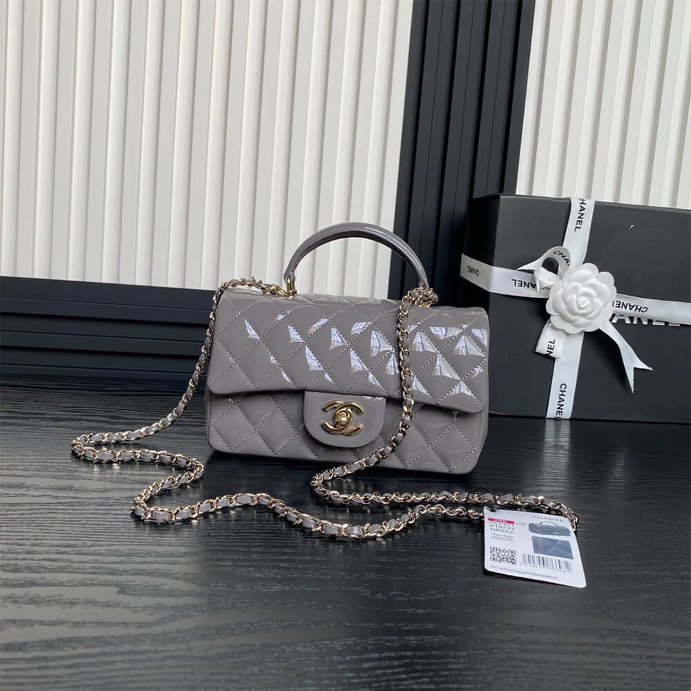 Chanel Mini Classic Handbag With Top Handle - Replica Luxury Bags™