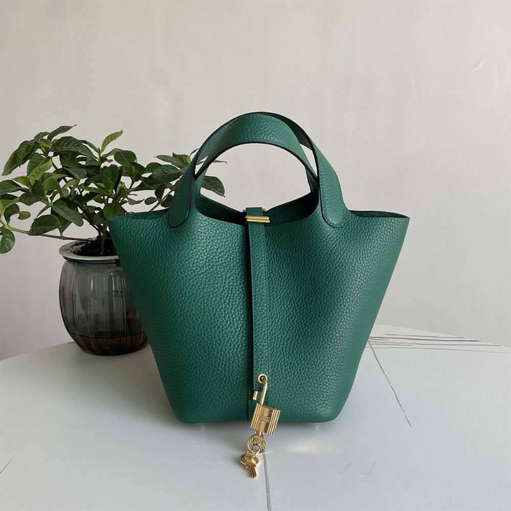 Hermes Picotin Lock 18 Bag in Deep Green - Replica Luxury Bags™