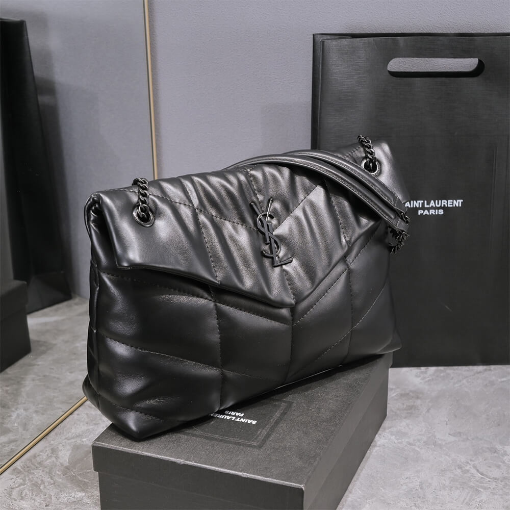 YSL Puffer Medium Chain Bag - Replica Luxury Bags™