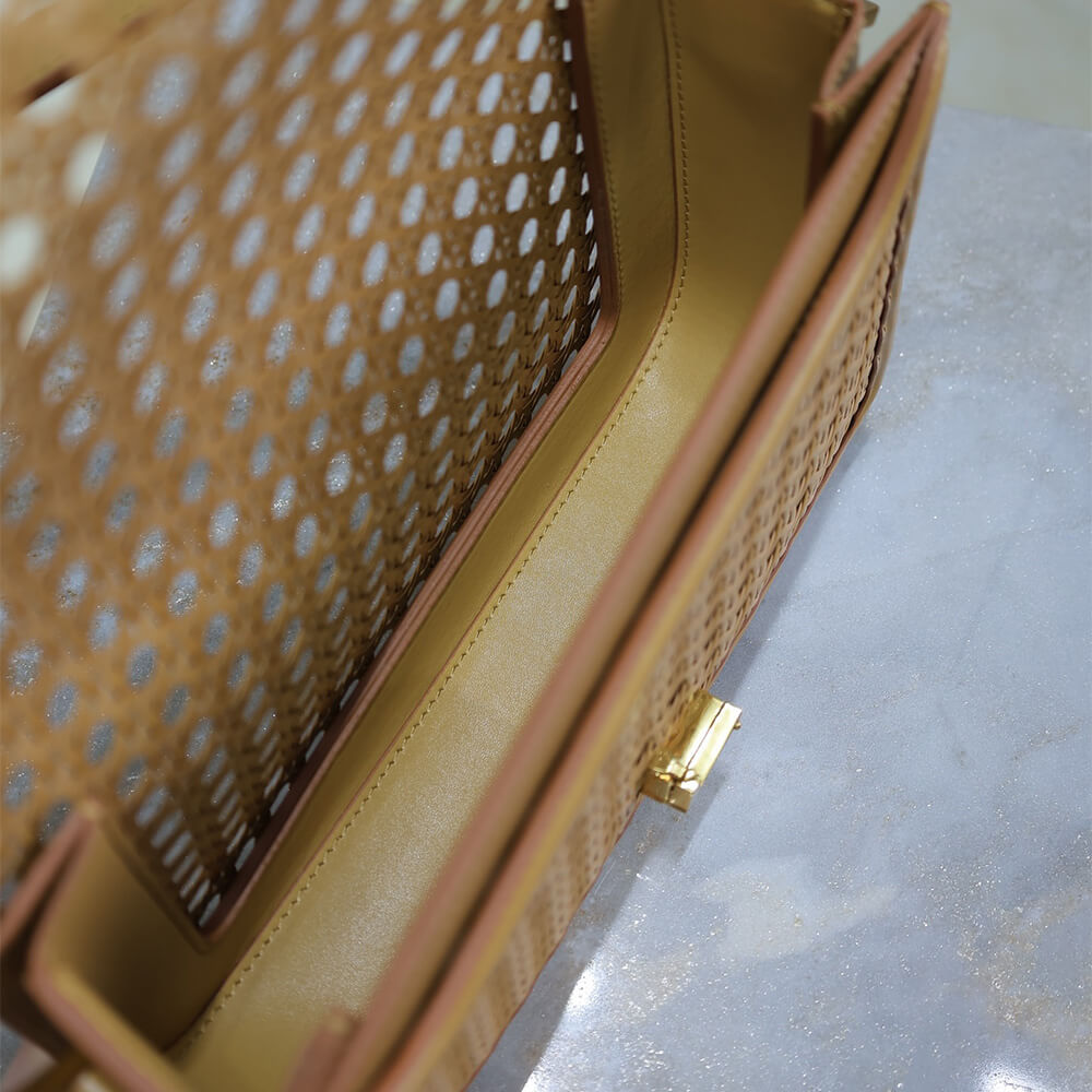 YSL Solferino Medium Satchel Woven Bag - Replica Luxury Bags™