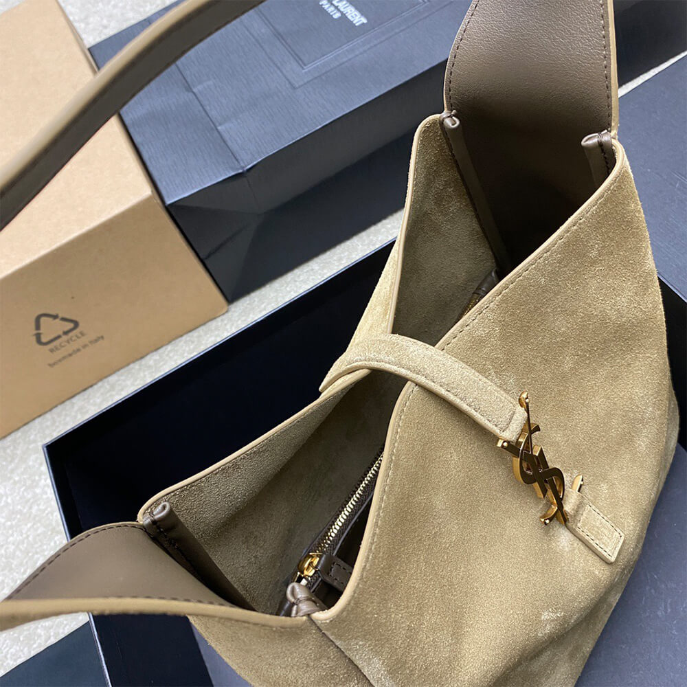 YSL le 5 a 7 Supple Small Suede Bag - Replica Luxury Bags™