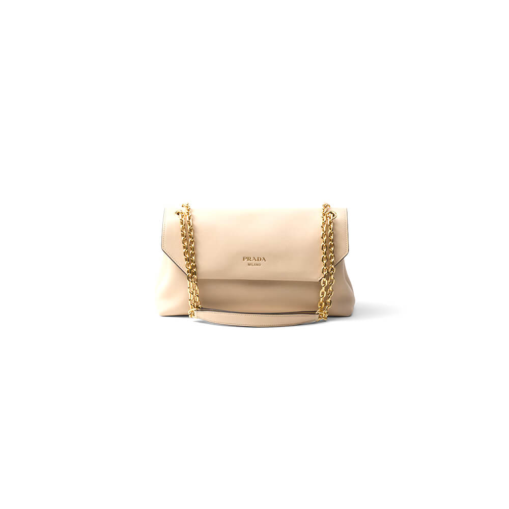 Prada Medium Leather Shoulder Bag - Replica Luxury Bags™
