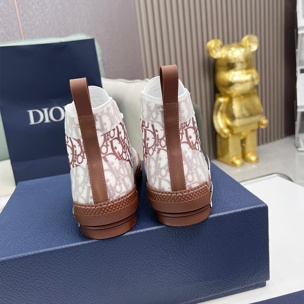 DIOR B23 High-Top Sneakers Dior Oblique Shoes - Replica Luxury Bags™