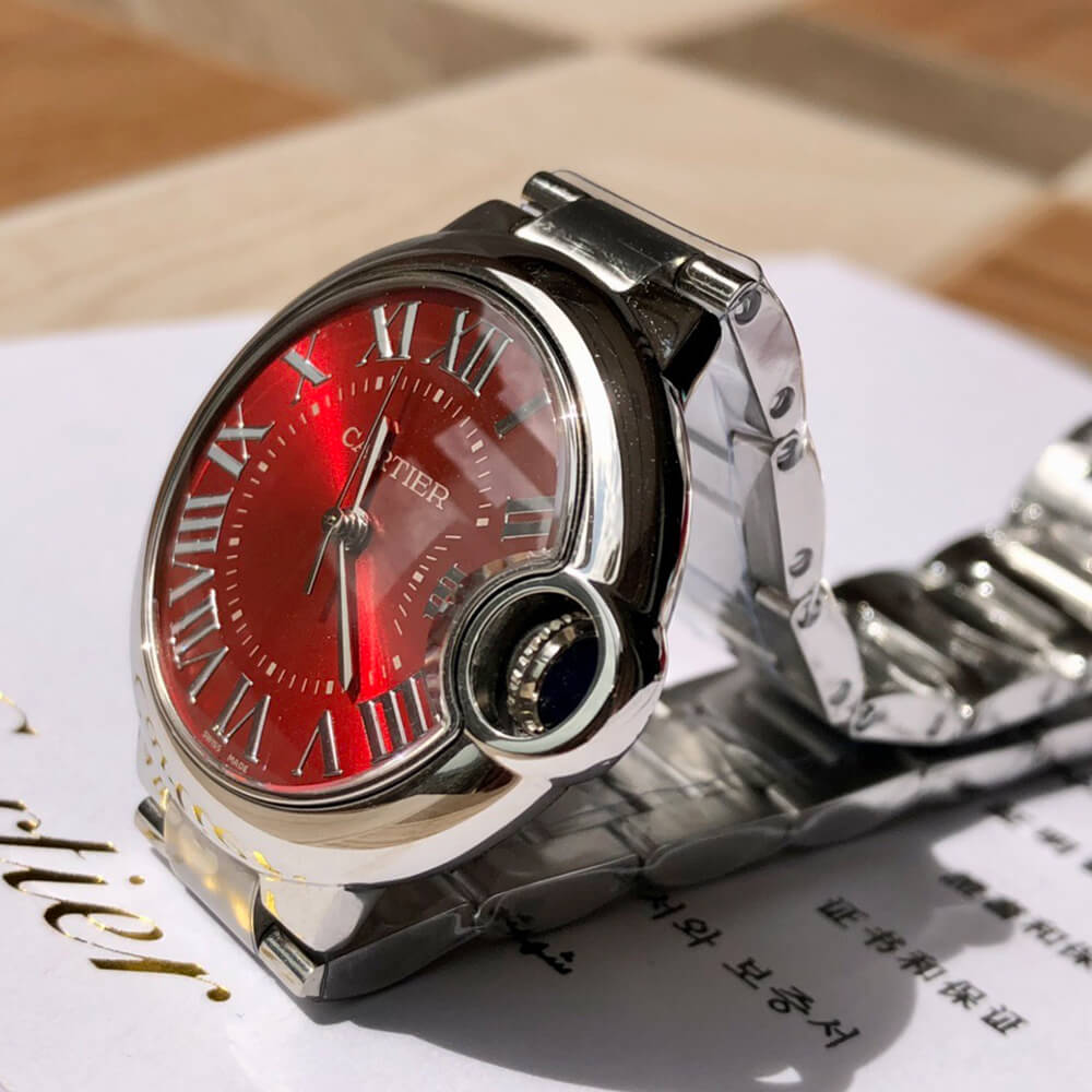 Cartier 33mm Ballon Bleu de Cartier watch - Replica Luxury Bags™