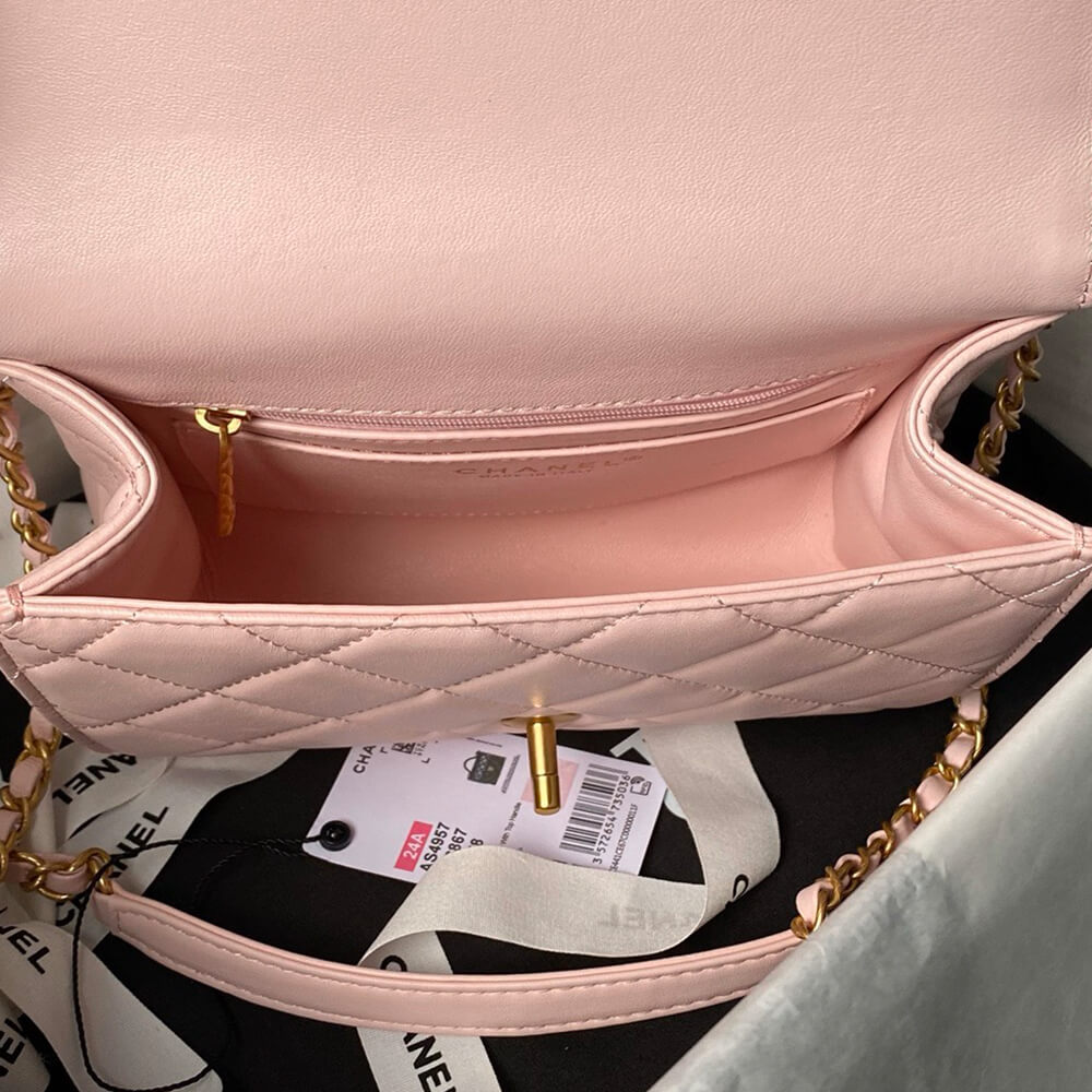 Chanel Small Flap Bag With Top Handle - Replica Luxury Bags™